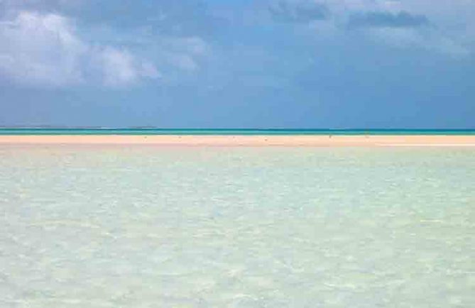 Sables roses de Rangiroa