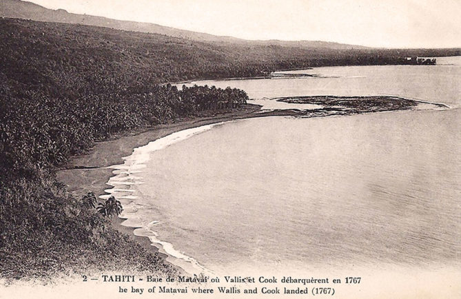 Baie de Matavai vue du Banc du gouverneur