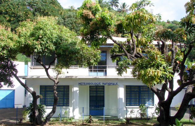 Bâtiment de la météorologie nationale de Faa'a © Tahiti Heritage