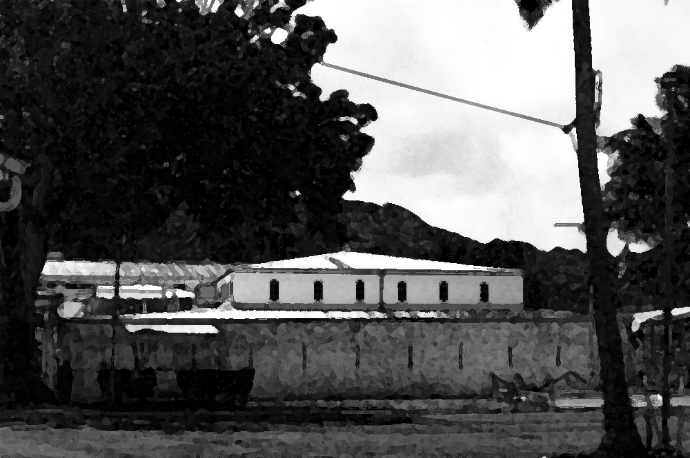 Fanfare déchainée au fort de Taravao, Tahiti