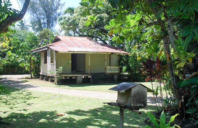 Ancienne maison à Tiarei, Tahiti © Tahiti Heritage