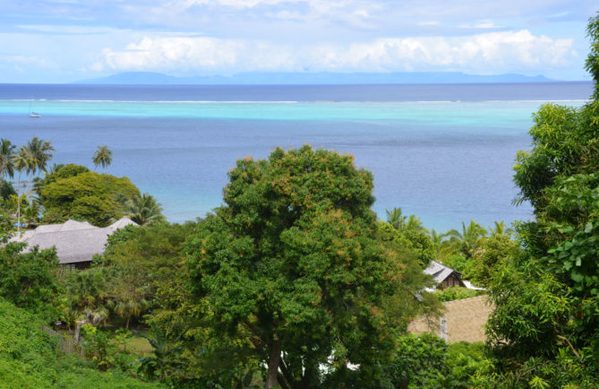 Pointe Tereia, à Fitii Huahine