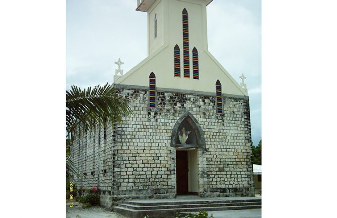 Eglise Saint Gabriel de Katiu. Photo Mermoz