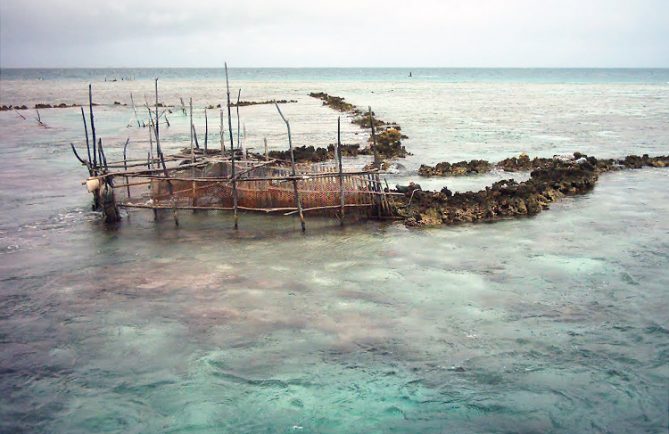 Parc à poissons de Katiu. Photo Mermoz