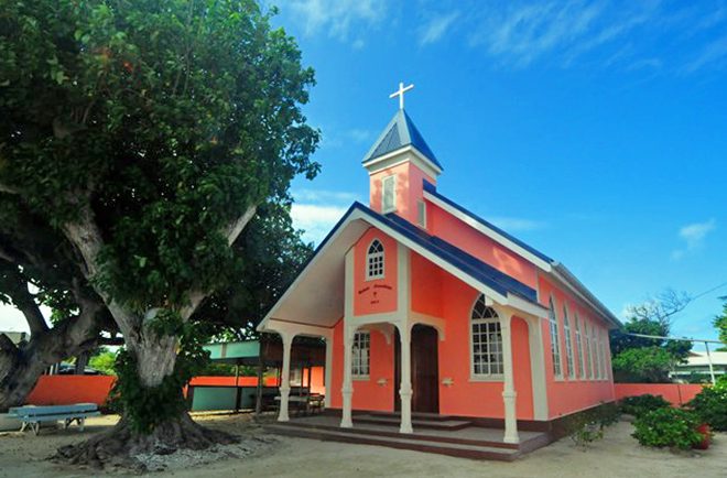 Eglise de Manihi. Photo Sabaydii blogspot