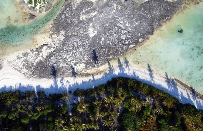 Motu Kuriri à Maupiti. Photo Pierre Lesage