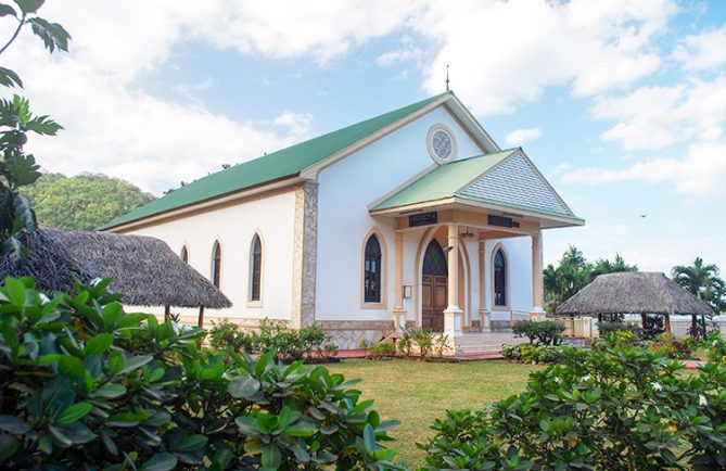 Temple protestant de Horeba - Afareaitu. 2013 © Tahiti Heritage