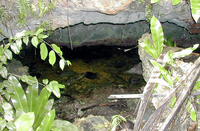 Grotte 1, à Tupana, Niau