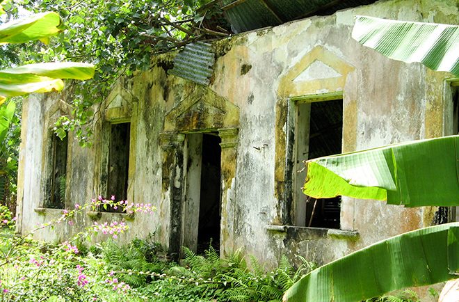 Ancienne école d'Akamanu , Gambier © Tahiti Heritage