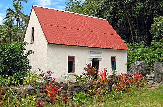 Presbytère d'Akamanu , Gambier © Tahiti Heritage