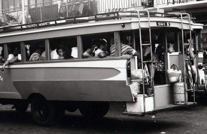 Truck à papeete en 1960