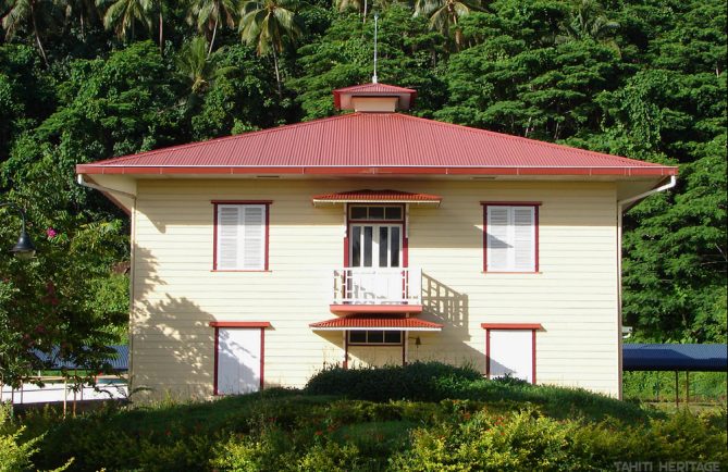 Maison Tambrun de Uturoa Ile de Raiatea © Tahiti Heritage