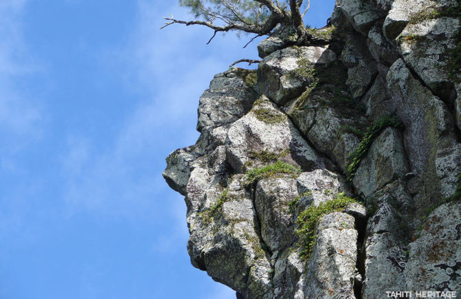 Rocher De Gaulle à Rurutu