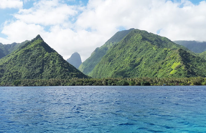 Te pari sur la presqu'île de Tahiti