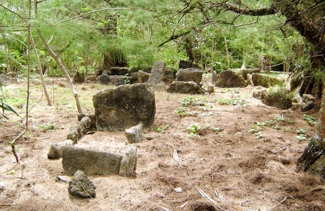 Irirua, le temple du soleil de Rimatara