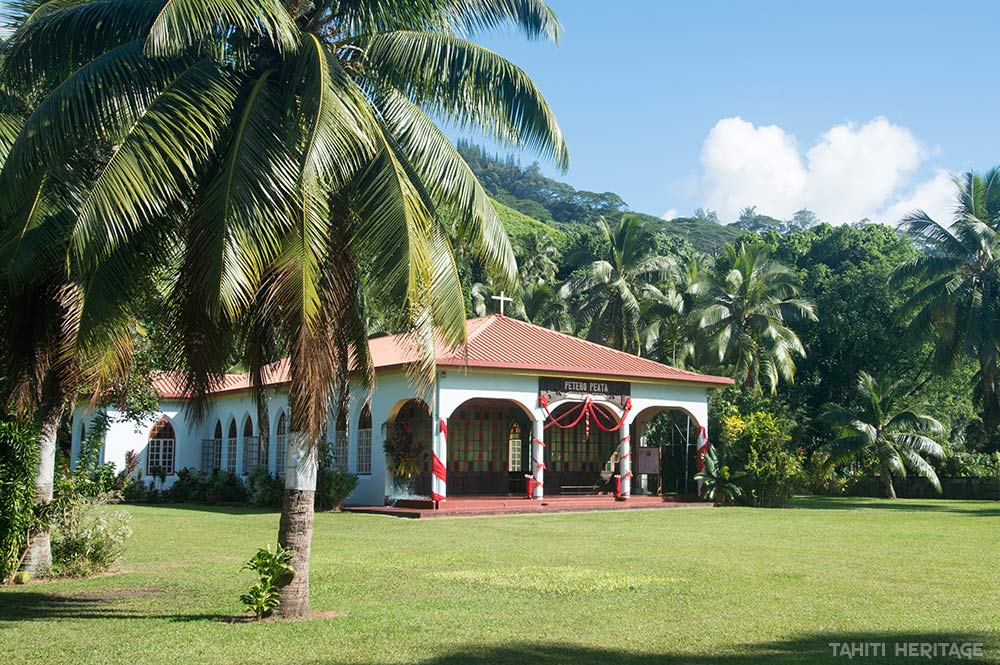 Eglise Saint-Pierre de Faaone, Tahiti © Tahiti Heritage