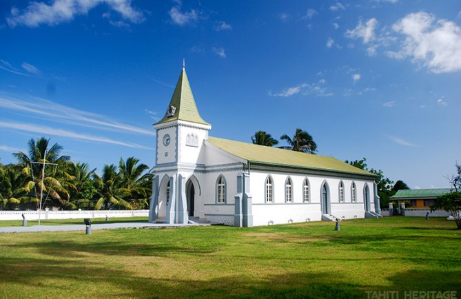 Temple protestant de Haapiti à Moorea. © Tahiti Heritage 2013