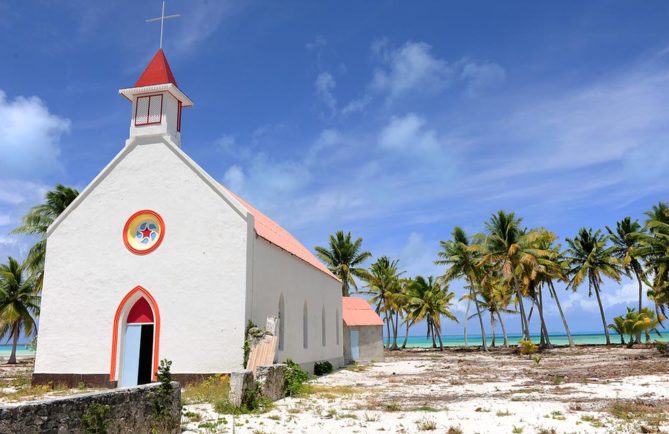 Eglise d'Otepipi, à Anaa. Photo Luca Gargano