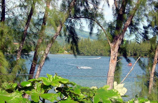 La baie de Fort Phaeton, Taravao, Tahiti