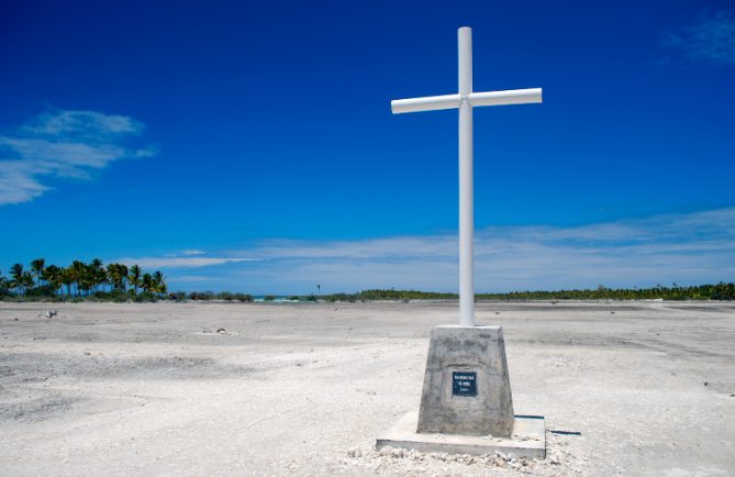 Croix du pélerinage à Fakahina © Tahiti Heritage