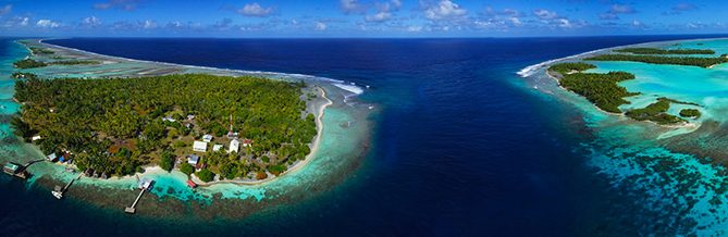 Passe de Tetamanu, à Fakarava. Photo Pierre Lesage