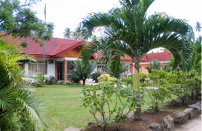 Mairie de Huahine, à Fare