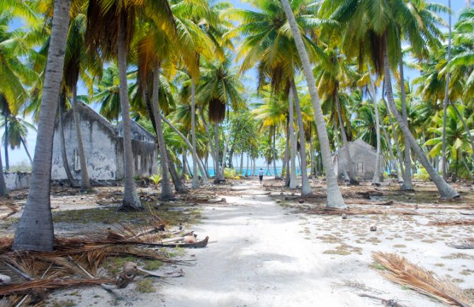 Ancien village de Hokikakika - Fakahina © Tahiti Heritage