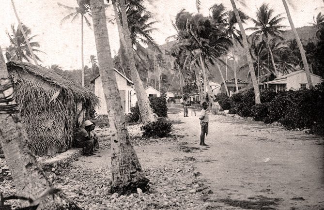 Village de Moumu à Makatea