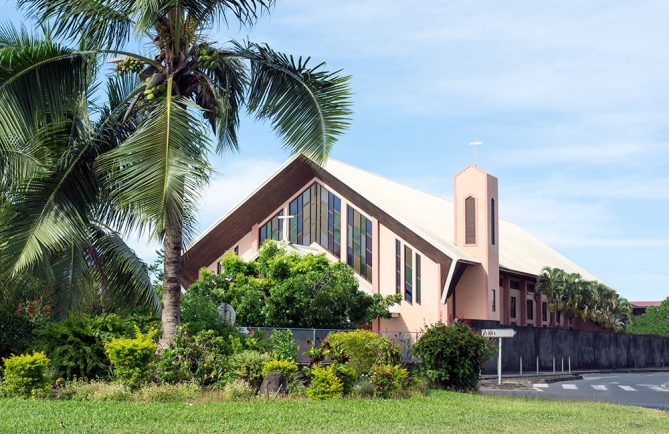 Eglise Sainte-Thérèse à Papeete © Tahiti Heritage