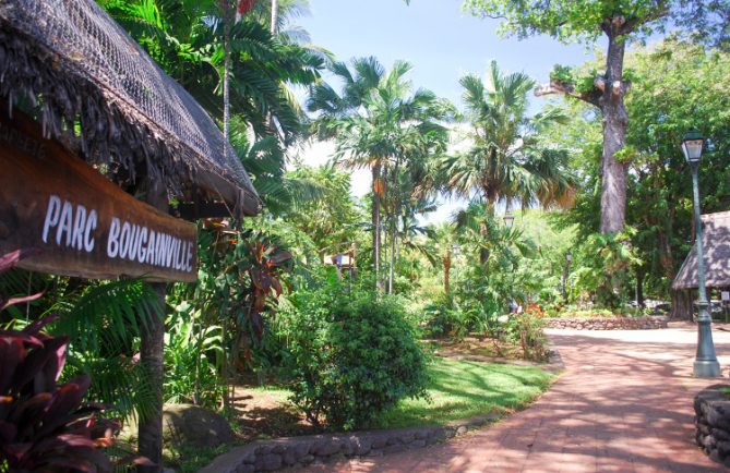 Parc Bougainville à Papeete, Tahiti © Tahiti Heritage