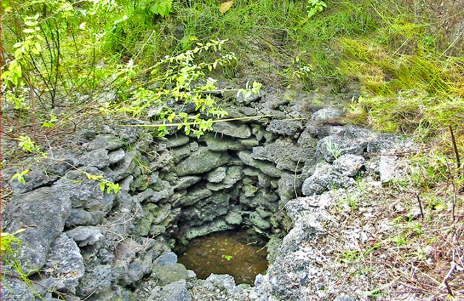 Puits du motu Teonai à Tikehau