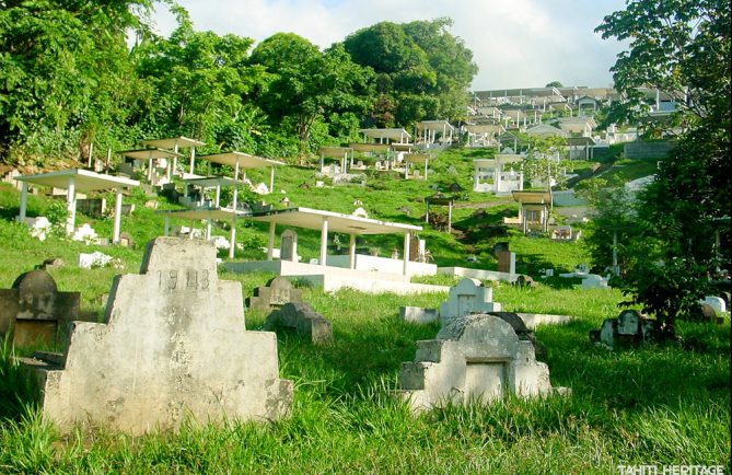 Cimetière chinois du repos éternel à Arue, Tahiti © Tahiti Heritage