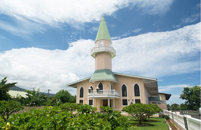 Temple protestant de Pirae. 2015 © Tahiti Heritage