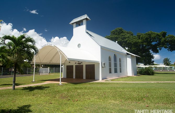 Chapelle Saint-Louis de Arue, Tahiti © Tahiti Heritage