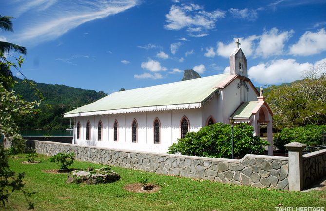 Eglise Saint-Joseph de PaoPao à Moorea © Tahiti Heritage