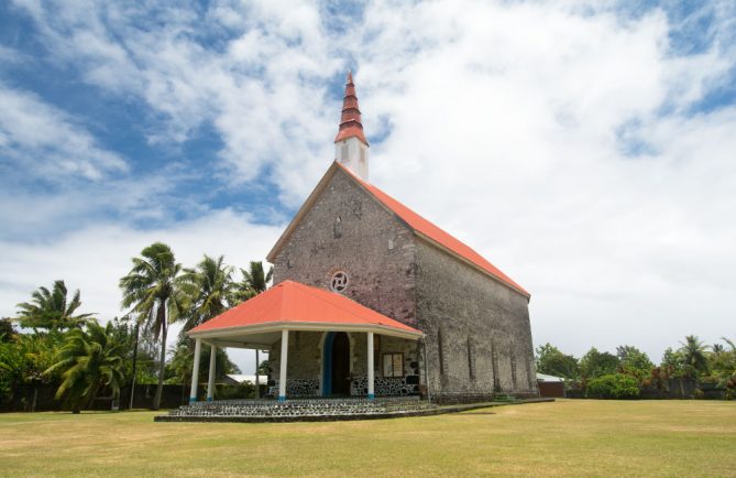 Eglise Notre-Dame de la Paix de Tautira. © Tahiti Heritage