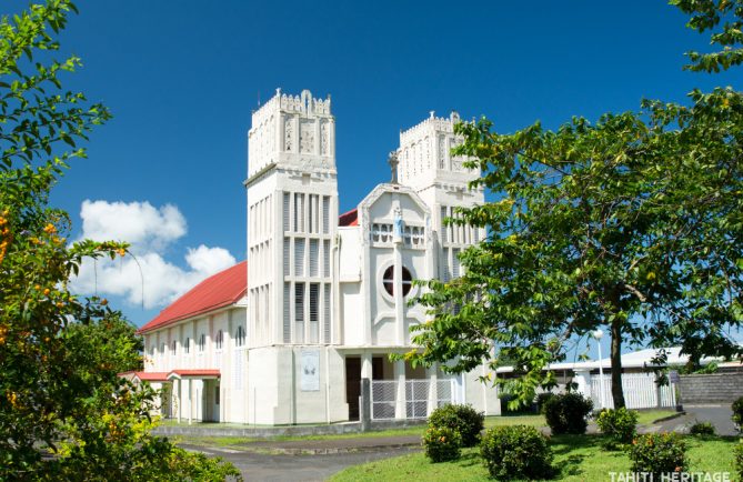 Eglise du Sacré coeur-de-Marie de Taravao, Tahiti. © Tahiti Heritage