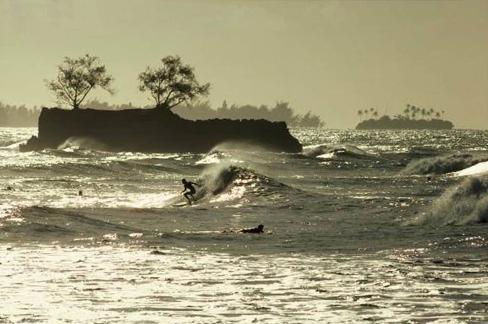 Motu anapa à Papepoo en 1979. Photo F Mobley