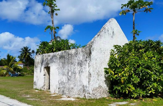 Ancienne prison de Takapoto en 2015. Photo Chantal Alexandre Tahiti iti