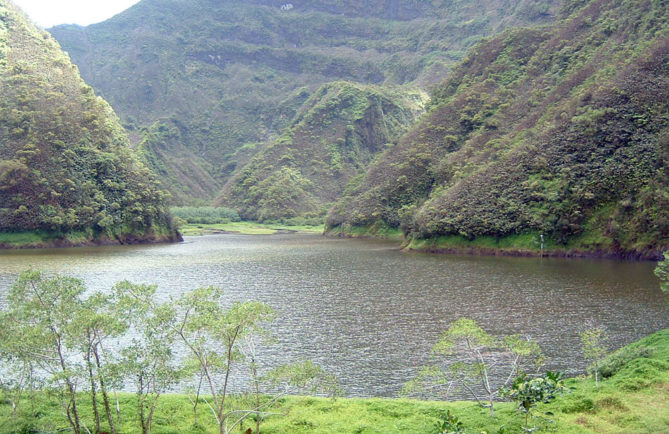 Lac Vaihiria, à Mataiea Tahiti. © Tahiti Heritage