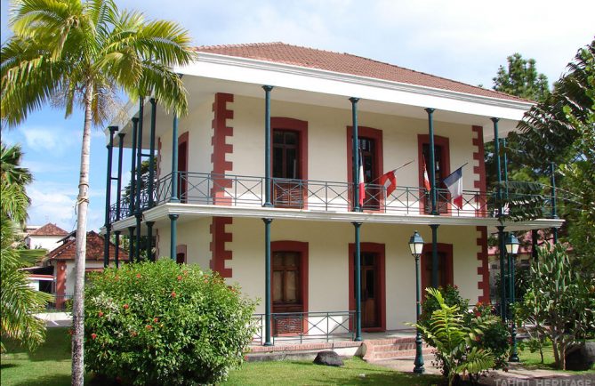 Maison du pharmacien de l'hopital Vaiami à Papeete. © Tahiti Heritage