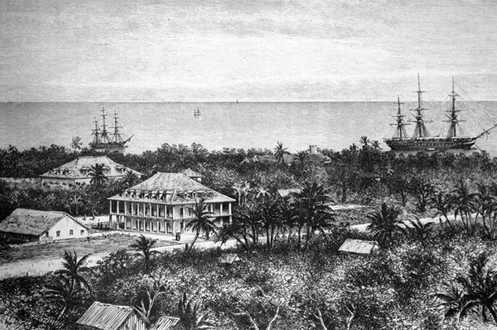 Palais royal de la Reine Pomare à Papeete