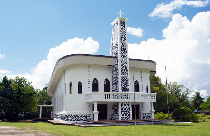 Temple protestant de Tevaiota, Tumaraa, Raiatea