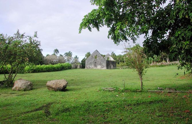 Couvent de Rouru, à Mangareva