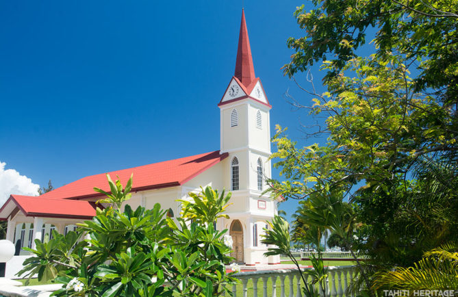 Temple protestant de Uturoa, Raiatea