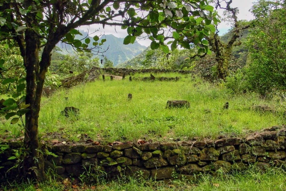 Marae Anapua de la vallée de Papenoo